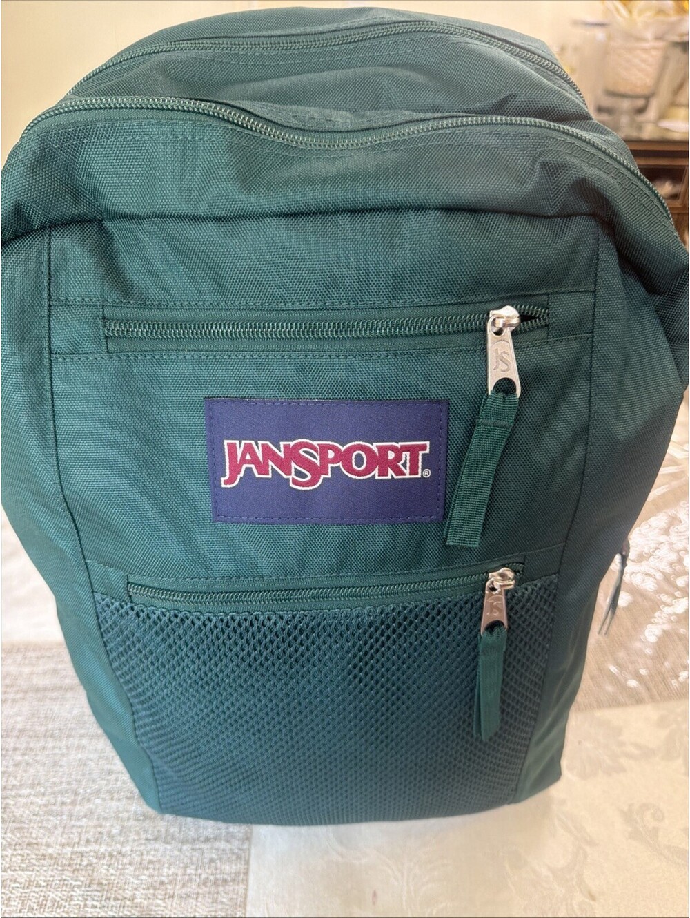 JanSport Essential Pack Backpack Deep Juniper 32L JSO4QW57F7 NWT